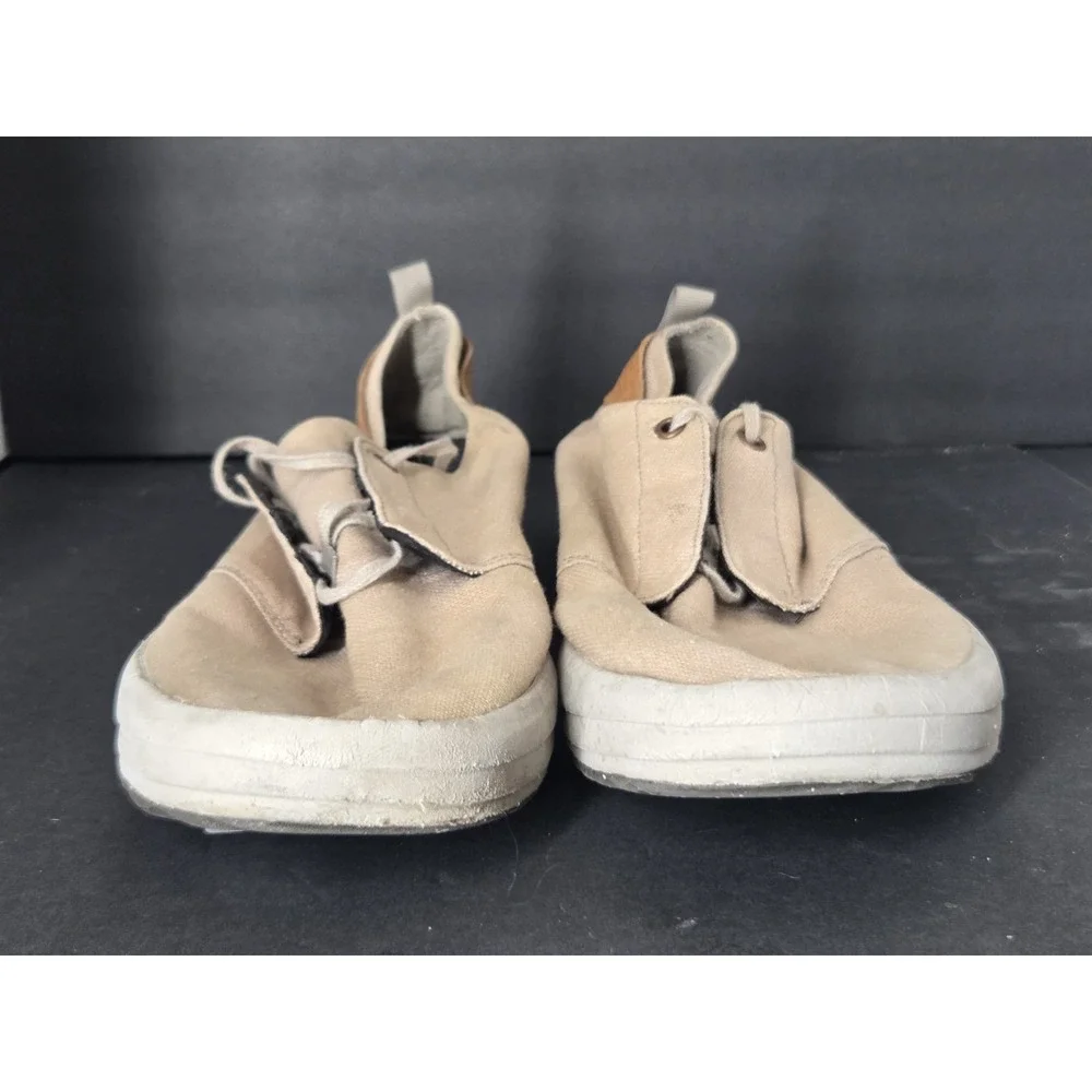 Merrell Gridway Tan Canvas Shoes Lace Up Comfort Flats Sneakers Mens Size 13